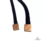 Louis Vuitton Monogram denim dark blue strappy wedge sandals, size 37, made in Italy, view 8