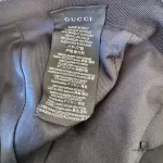 Gucci Guccissima Sherryline black GG baseball cap, size XL, made in Italy, view 8