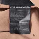Alexander Wang brown tan cotton double-breasted trench coat, size 2, view 7