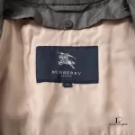 Burberry London grey cotton double-breasted trench coat, size 36, view 8