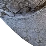 Gucci Guccissima Sherryline black GG baseball cap, size XL, made in Italy, view 13