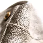 Michael Kors signature logo white and beige large East-West tote bag, view 8