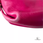 Coach fuchsia pink leather two-way hobo bag with removable strap, view 8