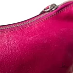 Coach fuchsia pink leather two-way hobo bag with removable strap, view 12
