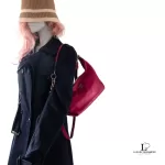 Coach fuchsia pink leather two-way hobo bag with removable strap, view 24