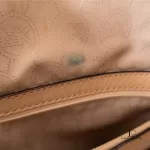 Michael Kors signature logo white and beige large East-West tote bag, view 18