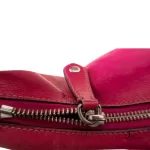 Coach fuchsia pink leather two-way hobo bag with removable strap, view 18