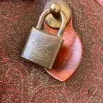 Etro paisley print canvas Boston 30 bag with lock and key, made in Italy, view 16