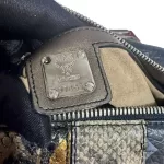 MCM Visetos Princess Lion black Boston bag, view 22