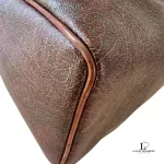 Etro paisley print canvas Boston 30 bag with lock and key, made in Italy, view 5