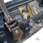 MCM Visetos Princess Lion black Boston bag, view 18