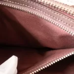 Coach beige and brown signature logo large tote bag with heritage stripes, view 17