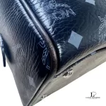 MCM Visetos Princess Lion black Boston bag, view 9