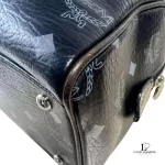 MCM Visetos Princess Lion black Boston bag, view 10