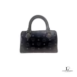 MCM Visetos Princess Lion black Boston bag, view 2