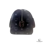 MCM Visetos Princess Lion black Boston bag, view 4