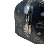 MCM Visetos Princess Lion black Boston bag, view 6