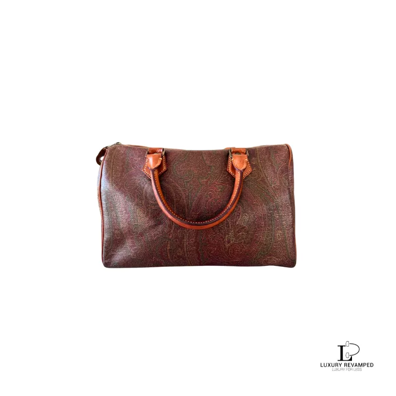ETRO Paisley Boston 30 Bag (Made in Italy)