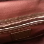 Coach beige and brown signature logo large tote bag with heritage stripes, view 18