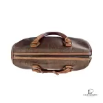 Etro paisley print canvas Boston 30 bag with lock and key, made in Italy, view 12