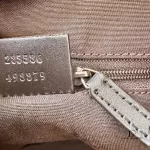 Gucci Positano canvas tote bag with silk scarf handle, view 27