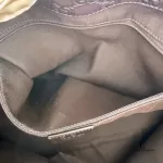 Gucci Positano canvas tote bag with silk scarf handle, view 23