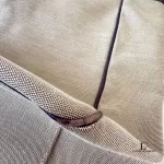 Gucci Positano canvas tote bag with silk scarf handle, view 8