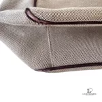 Gucci Positano canvas tote bag with silk scarf handle, view 5