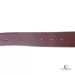 Gucci Guccissima interlocking GG black leather belt with silver-tone buckle, size 100, view 10