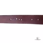 Gucci Guccissima interlocking GG black leather belt with silver-tone buckle, size 100, view 11