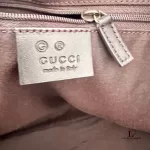 Gucci Positano canvas tote bag with silk scarf handle, view 26