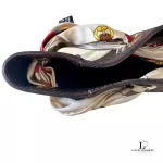 Gucci Positano canvas tote bag with silk scarf handle, view 15