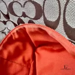 Coach brown signature monogram bucket hat, size M-L, view 7