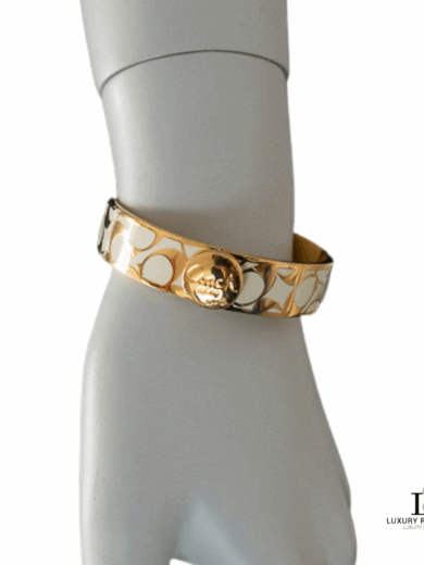 COACH Signature Clic Clac Bangle