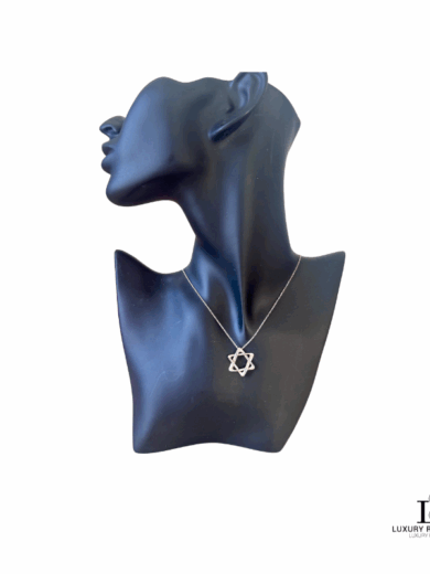 TIFFANY & CO Elsa Peretti  Star of David Necklace