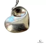 Tiffany & Co. Elsa Peretti Puffy Full Heart 925 silver necklace, view 4
