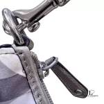 Coach Poppy purple, silver and grey signature print mini shoulder bag, view 10