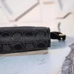Luxury Revamped - SALVATORE FERRAGAMO Gancini Pattern Canvas Pochette Shoulder Bag – Handbags Icons – view 12 | authenticated pre-loved luxury