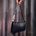 Luxury Revamped - SALVATORE FERRAGAMO Gancini Pattern Canvas Pochette Shoulder Bag – Handbags Icons – view 24 | authenticated pre-loved luxury
