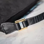 Luxury Revamped - SALVATORE FERRAGAMO Gancini Pattern Canvas Pochette Shoulder Bag – Handbags Icons – view 14 | authenticated pre-loved luxury
