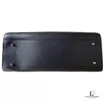 Furla black grain leather large career handbag, view 5