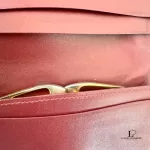 Must de Cartier bordeaux leather medium bifold wallet with gold-tone hardware, view 13