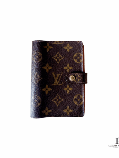LOUIS VUITTON Monogram Small Ring Agenda Cover