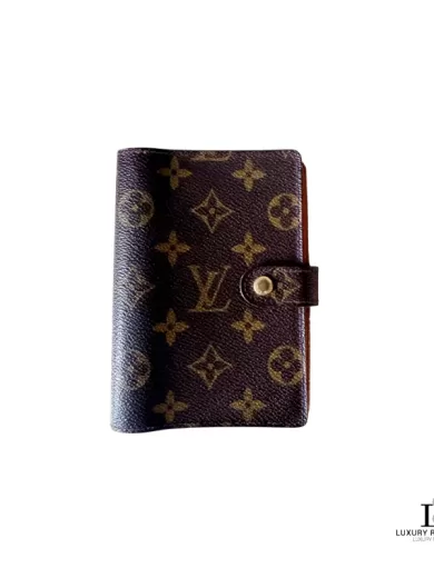 LOUIS VUITTON Monogram Small Ring Agenda Cover