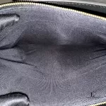 Furla black grain leather large career handbag, view 15