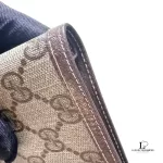 Gucci Supreme GG signature unisex short bifold wallet, view 10