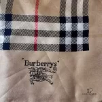 Burberry Nova Check 100% silk scarf, made in England, view 11