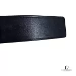 Gucci GG slim black leather belt with G buckle, size 75, view 12