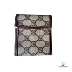 Gucci Supreme GG signature unisex short bifold wallet, view 3