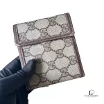 Gucci Supreme GG signature unisex short bifold wallet, view 2